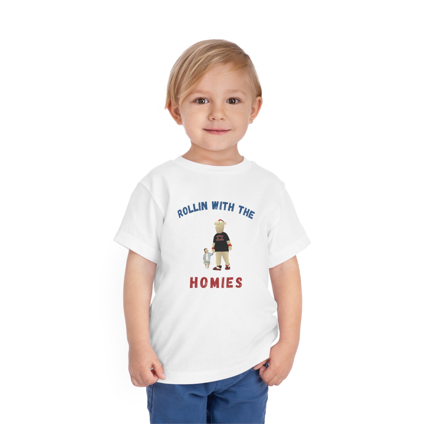 Blooper "Rollin with the Homies" Toddler Tee
