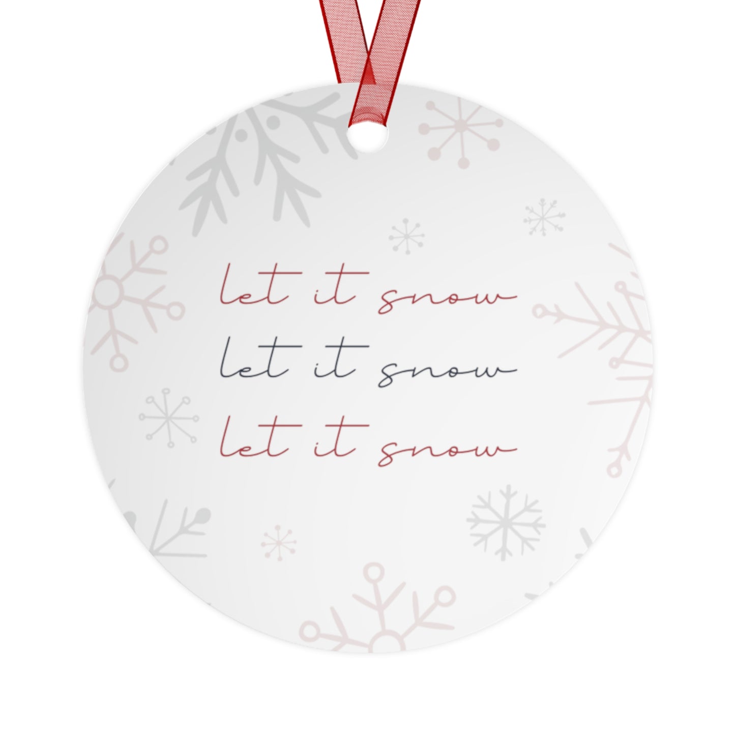 ATL Baseball Holiday "Let it Snow / Riley Dansby" Ornament