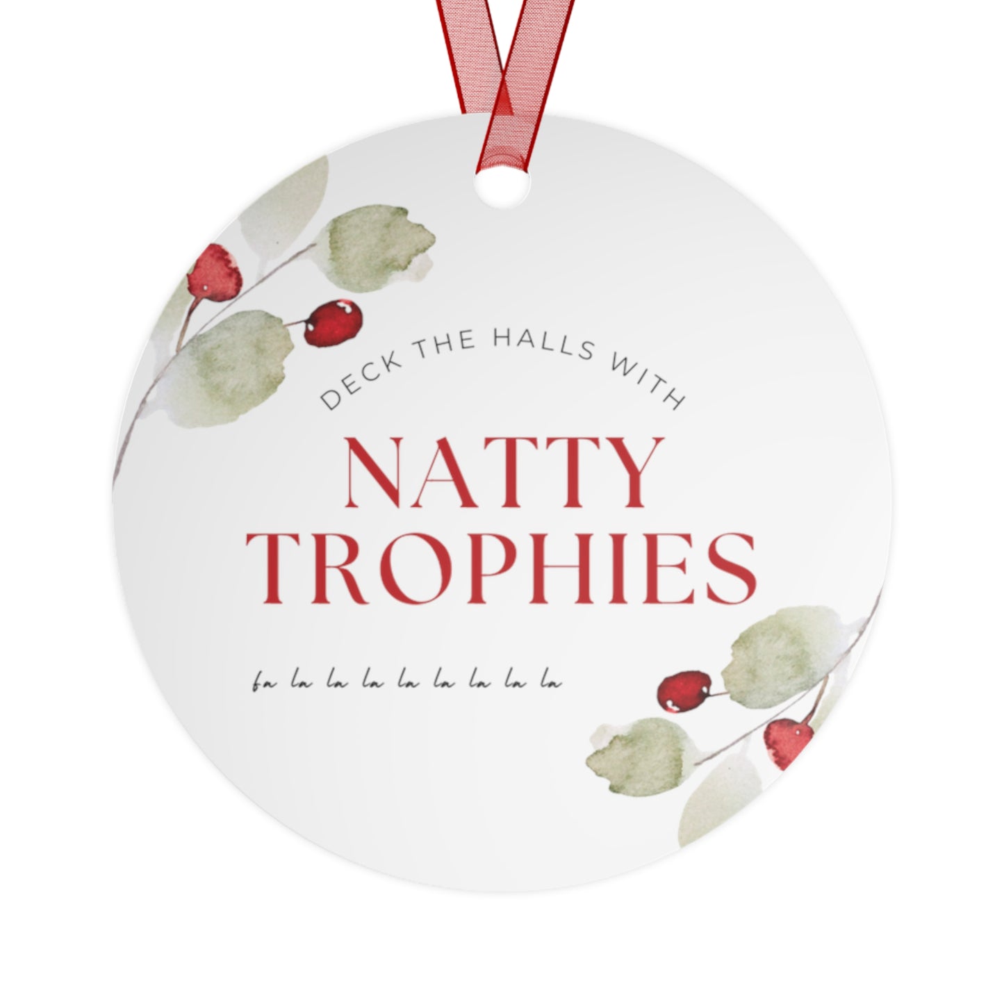 GA Holiday "Deck the Halls with Natty Trophies" Ornament