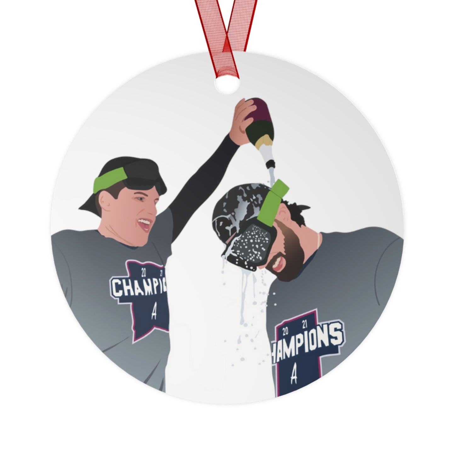 ATL Baseball Holiday "Let it Snow / Riley Dansby" Ornament