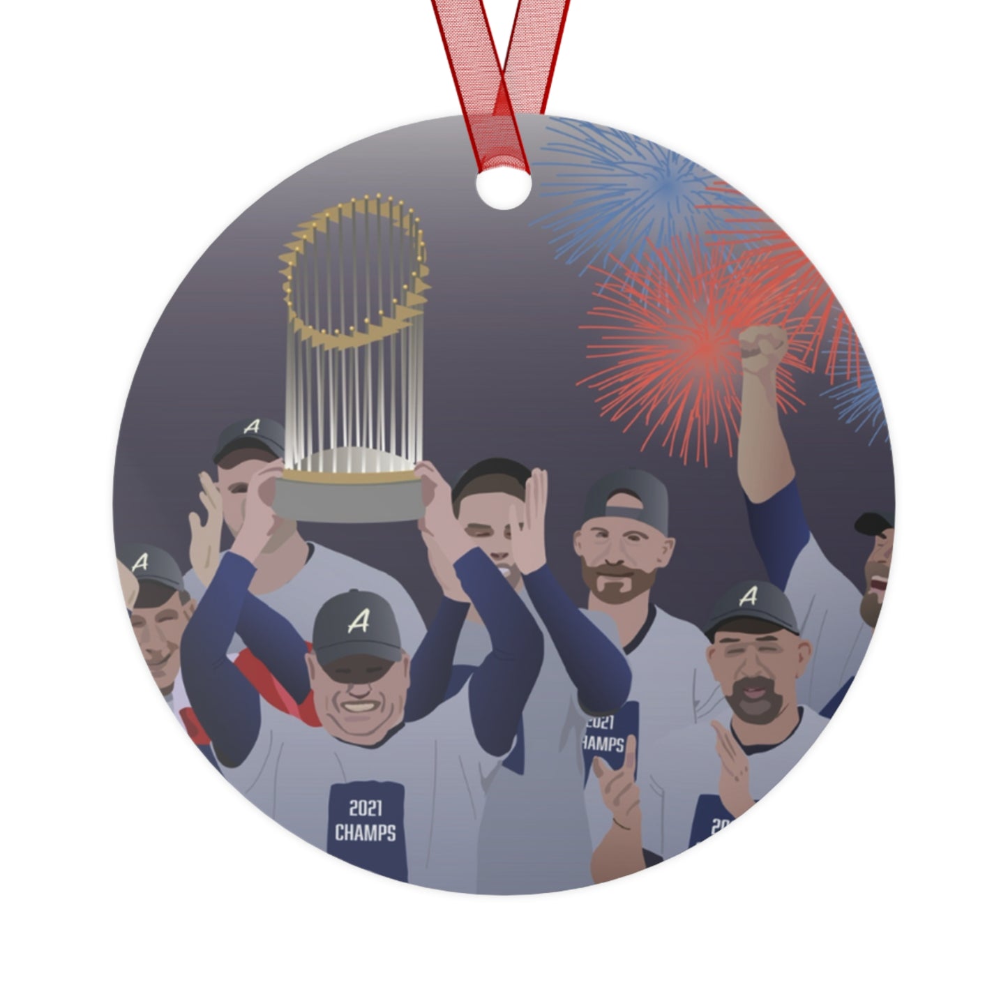 ATL Baseball Holiday "O Holy Night" Ornament