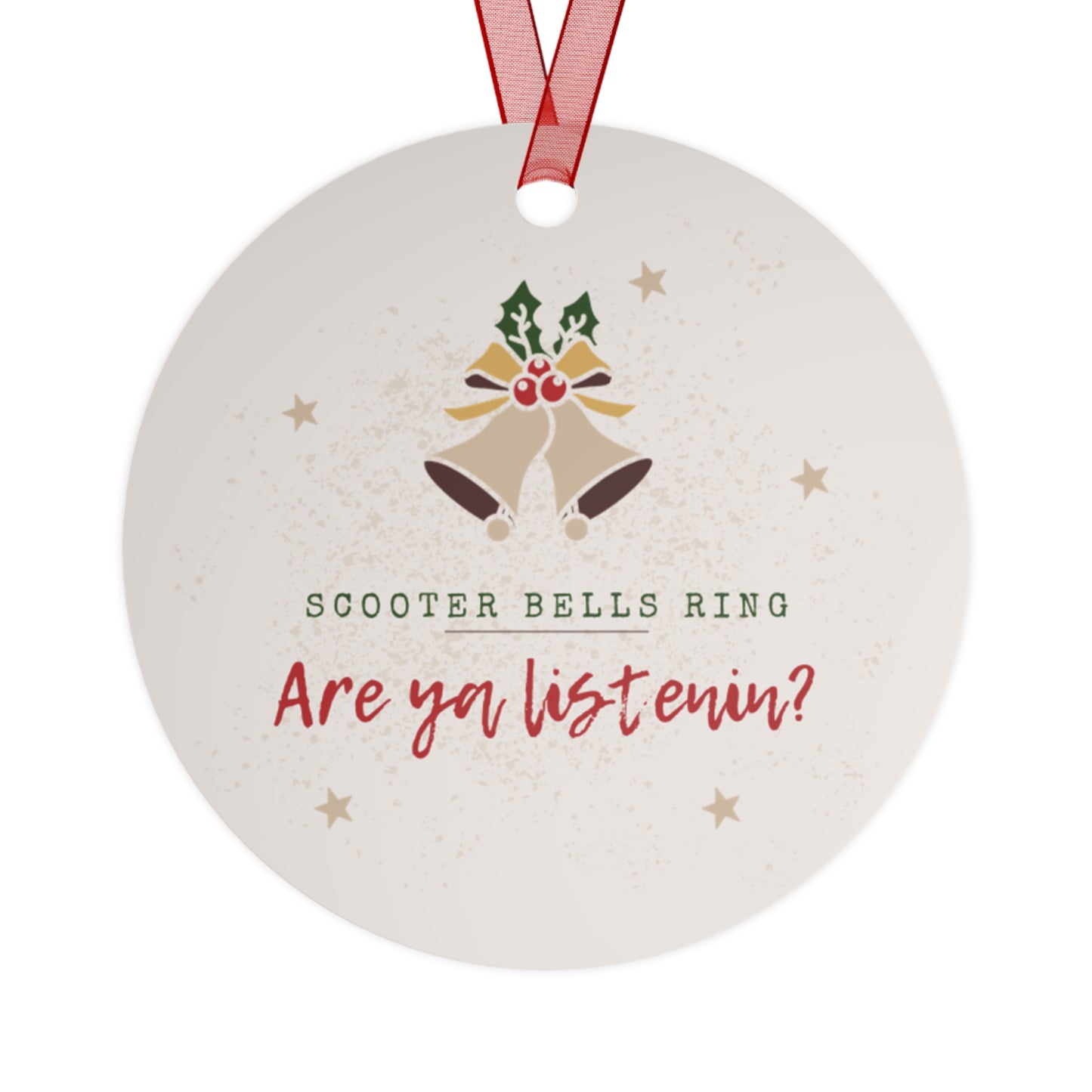 ATL Holiday "BeltLine Scooter Bells" Ornament