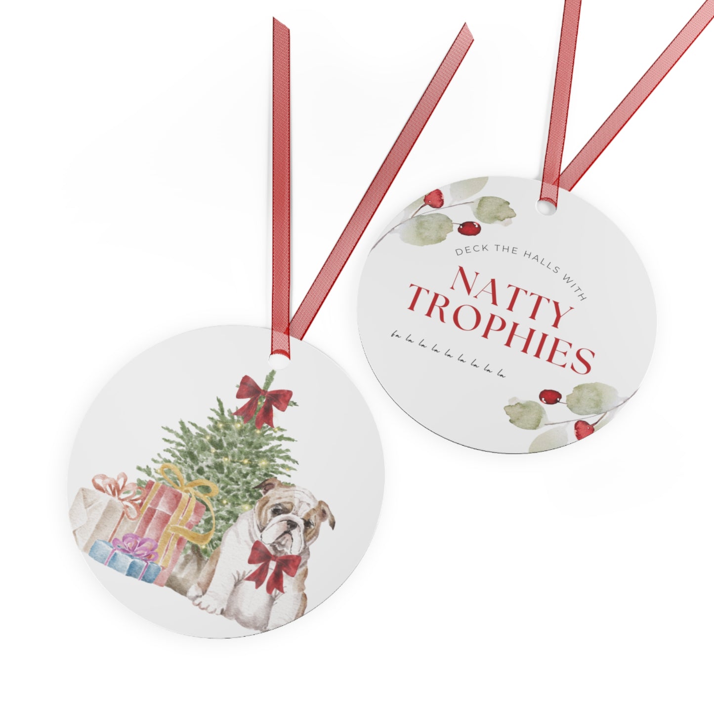 GA Holiday "Deck the Halls with Natty Trophies" Ornament