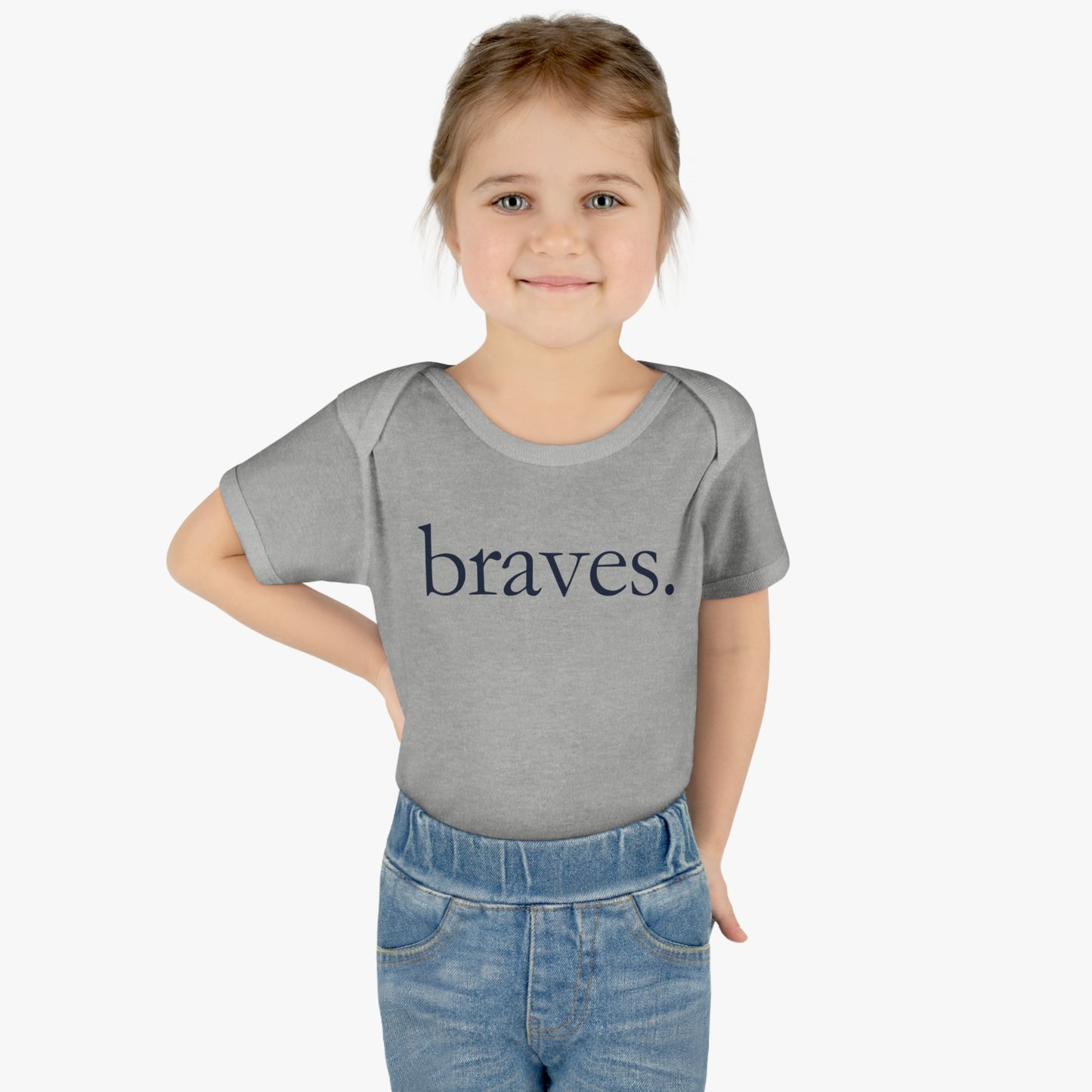 ATL Baseball "Minimalist / Period" Baby Bodysuit