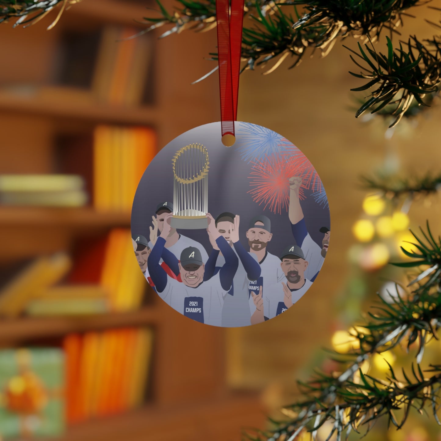 ATL Baseball Holiday "O Holy Night" Ornament