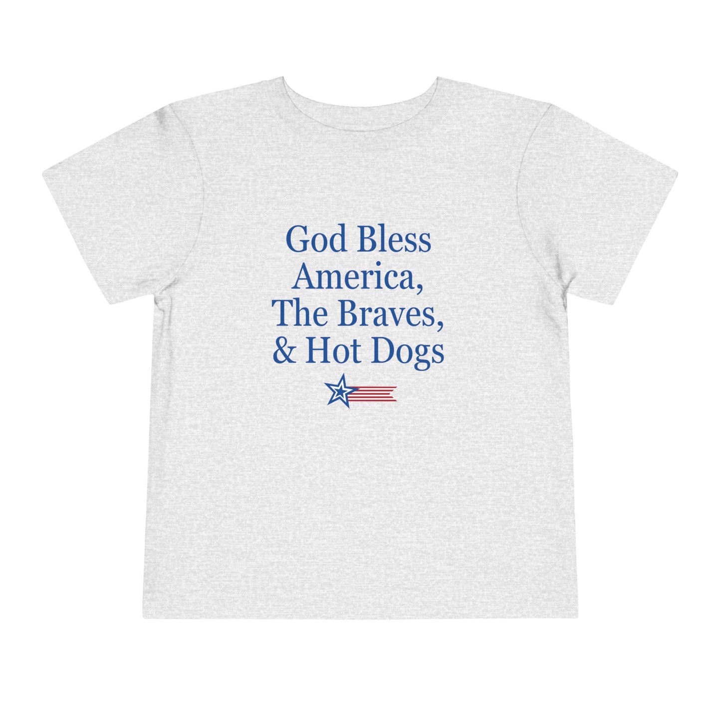 ATL Baseball "God Bless" Toddler Tee