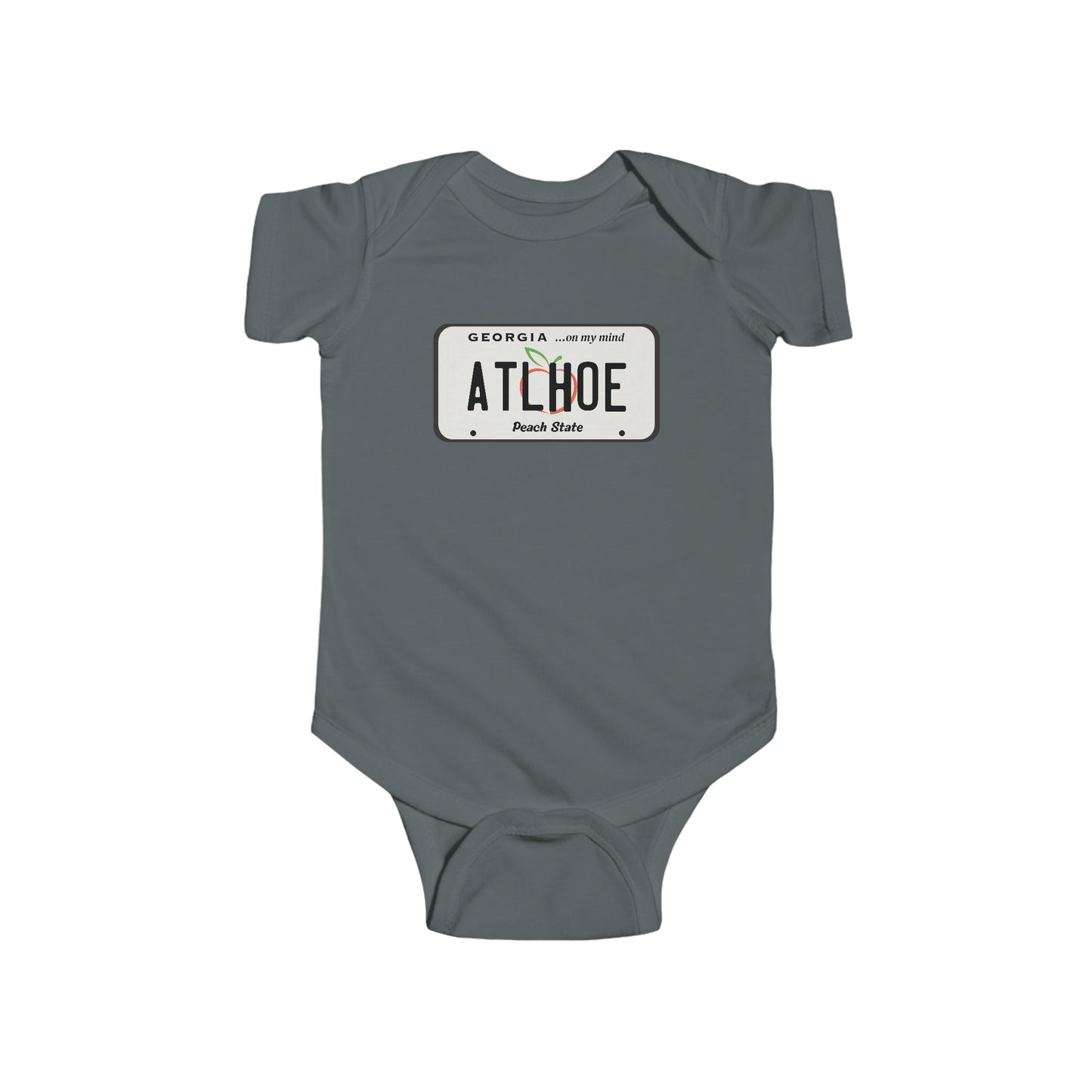 ATL H0E "License Plate" Baby Bodysuit