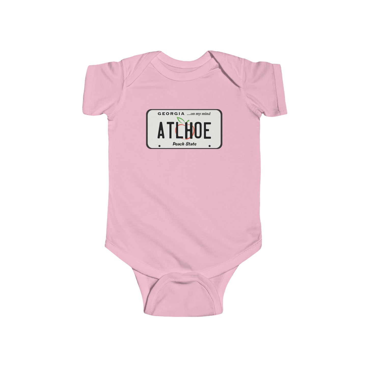 ATL H0E "License Plate" Baby Bodysuit