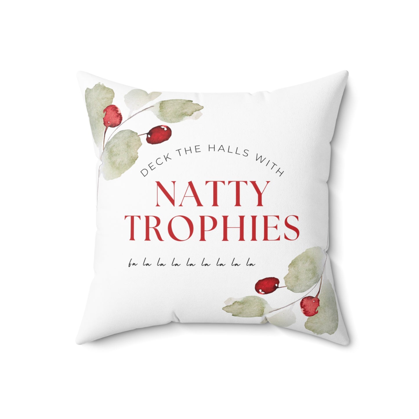 GA Holiday "Deck the Halls" Throw Pillow