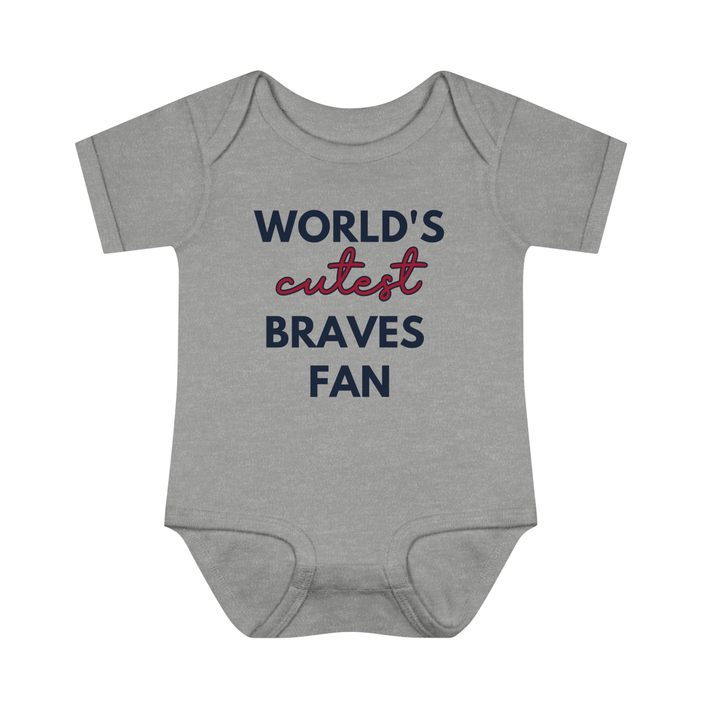 ATL Baseball "World's Cutest" Baby Bodysuit