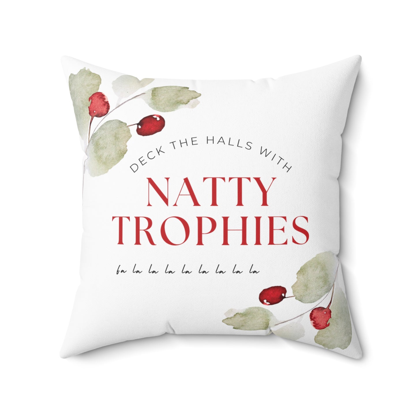 GA Holiday "Deck the Halls" Throw Pillow