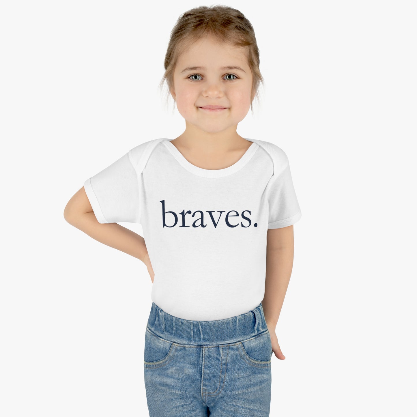 ATL Baseball "Minimalist / Period" Baby Bodysuit