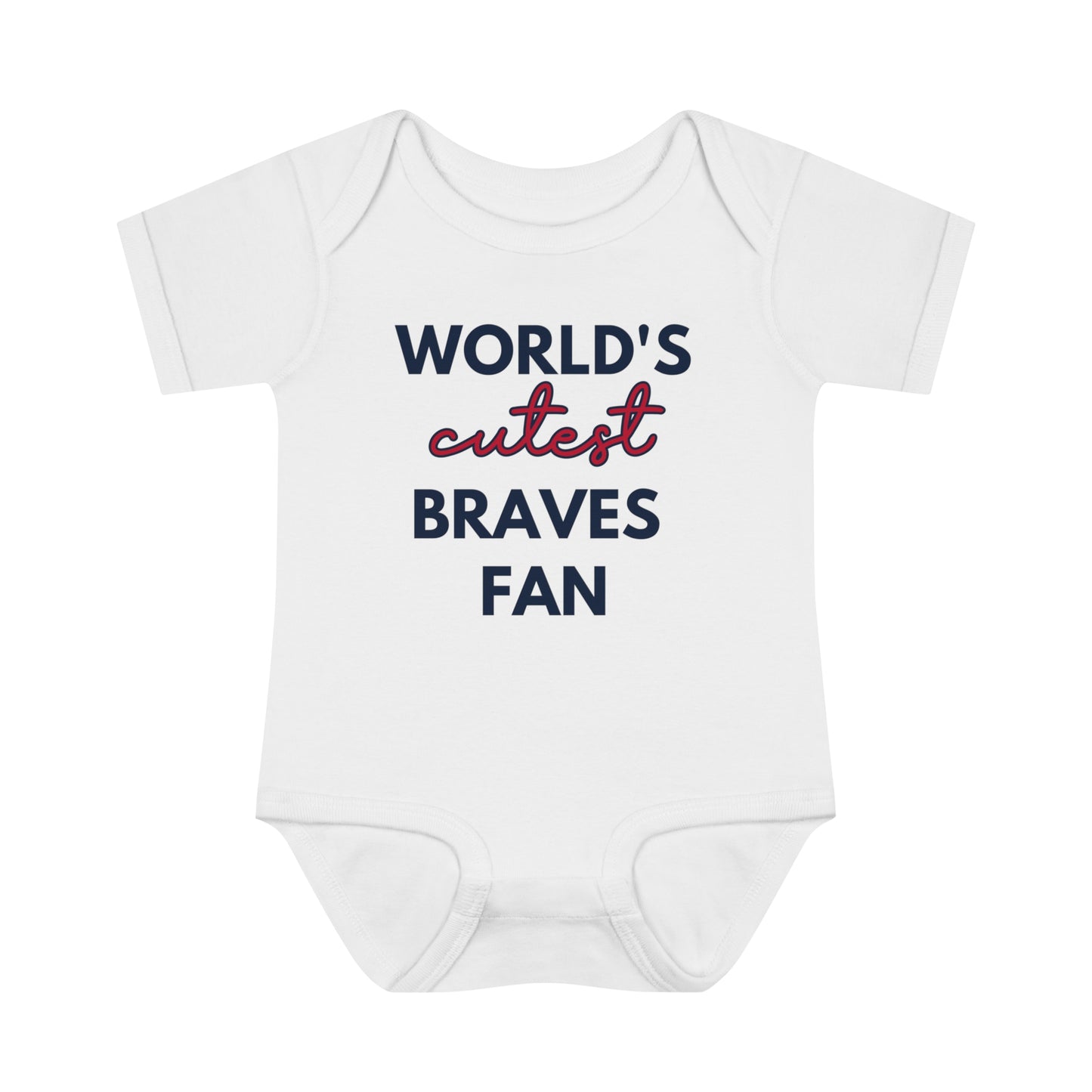 ATL Baseball "World's Cutest" Baby Bodysuit