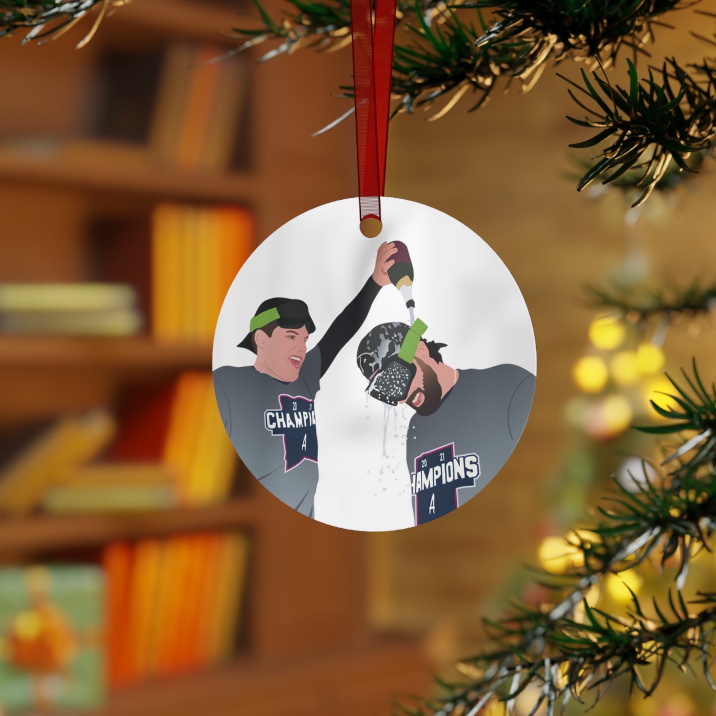 ATL Baseball Holiday "Let it Snow / Riley Dansby" Ornament