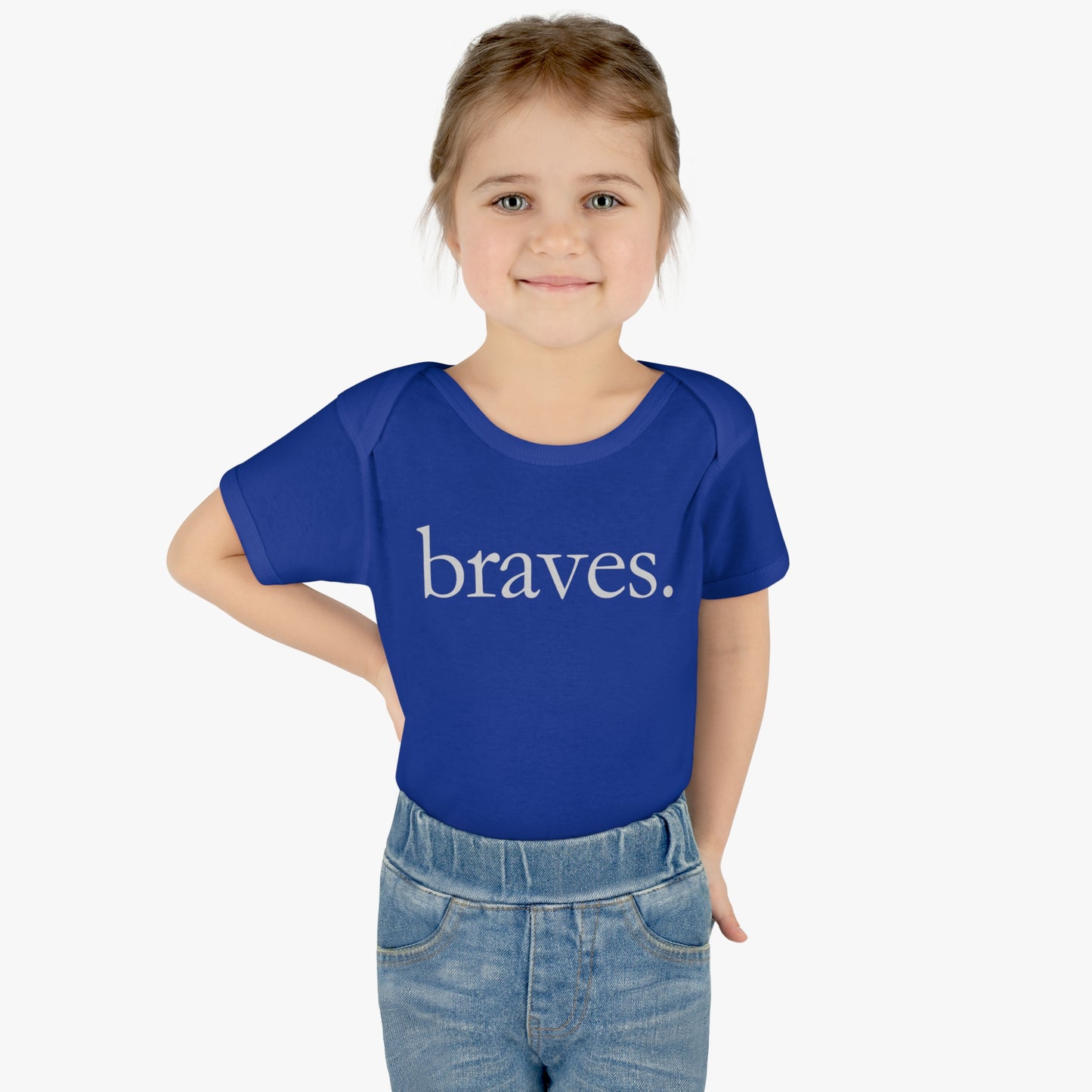 ATL Baseball "Minimalist / Period" Baby Bodysuit