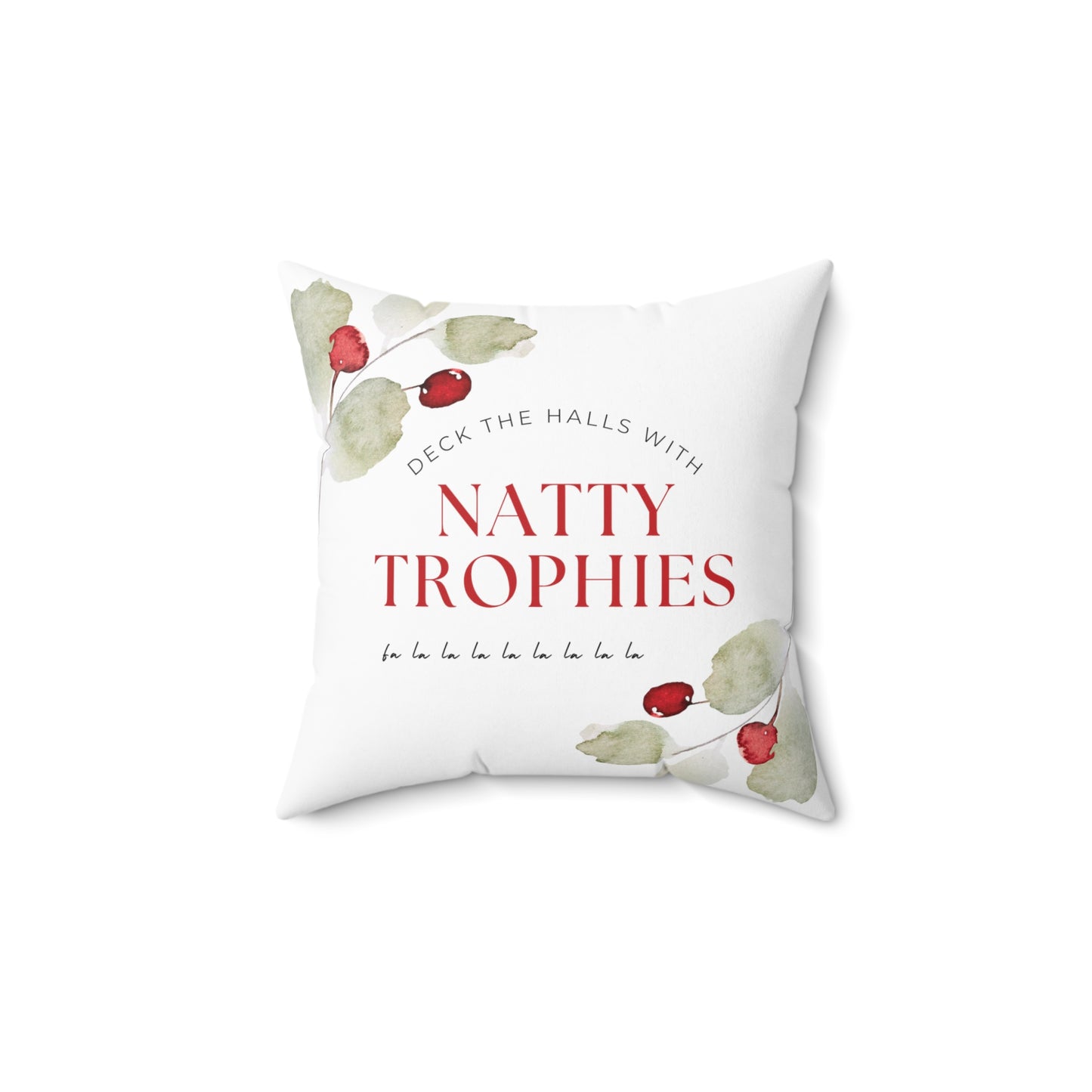 GA Holiday "Deck the Halls" Throw Pillow