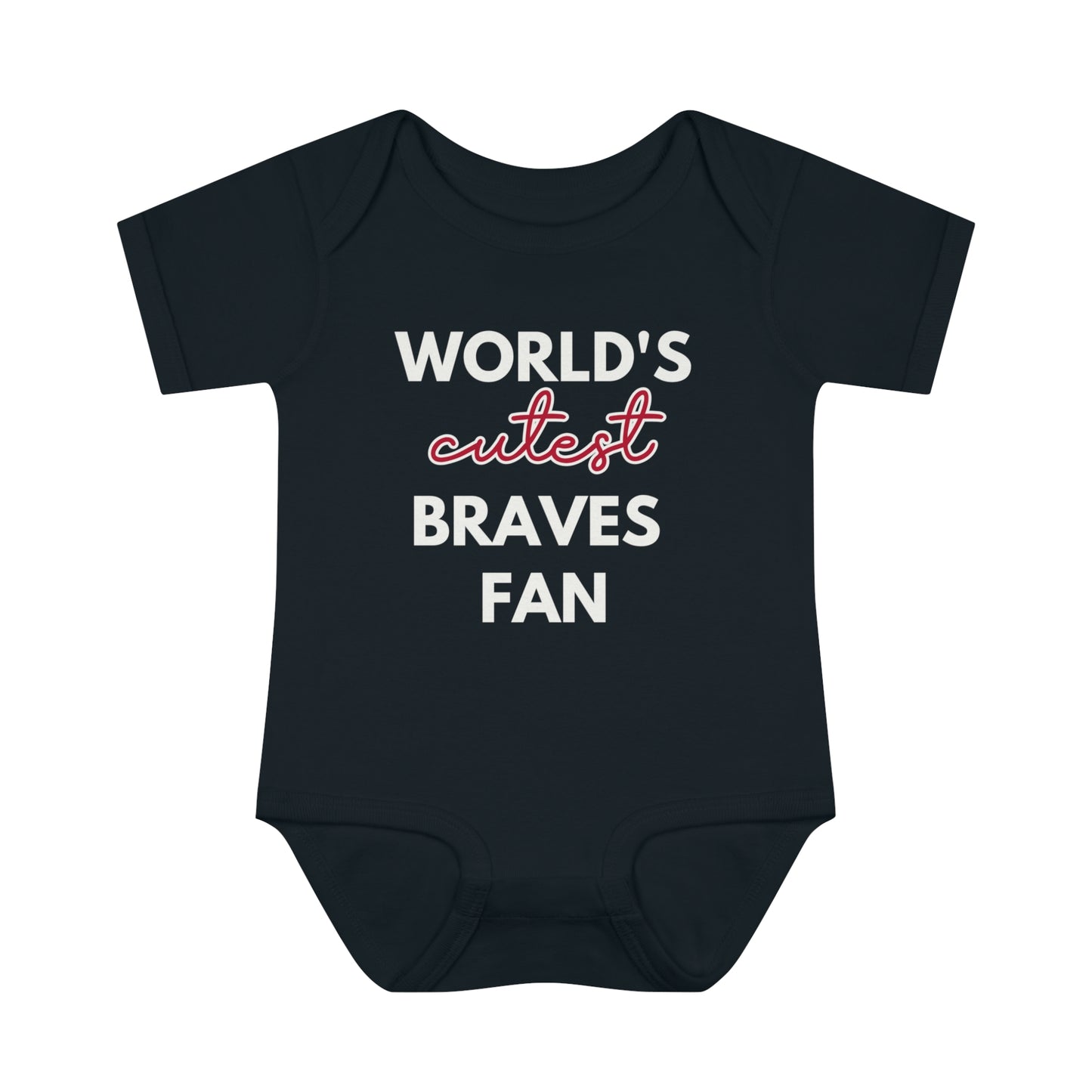 ATL Baseball "World's Cutest" Baby Bodysuit