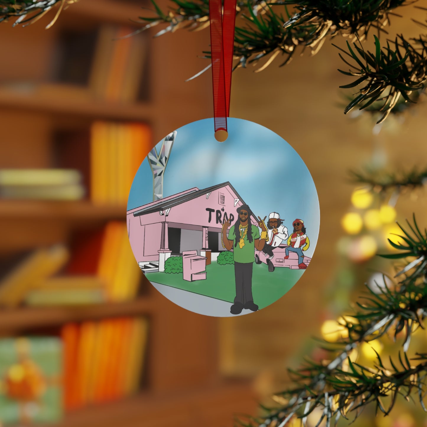 ATL Holiday "Drippin thru the Snow / Rappers" Ornament