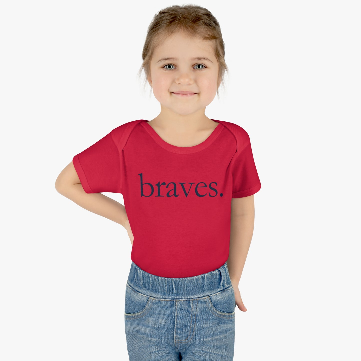 ATL Baseball "Minimalist / Period" Baby Bodysuit