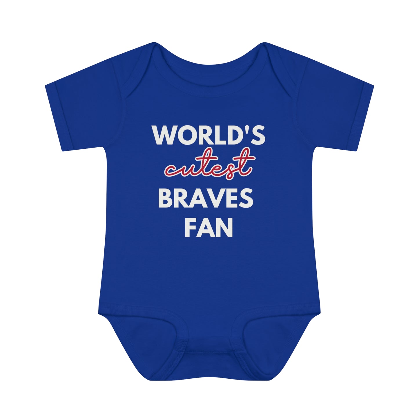 ATL Baseball "World's Cutest" Baby Bodysuit