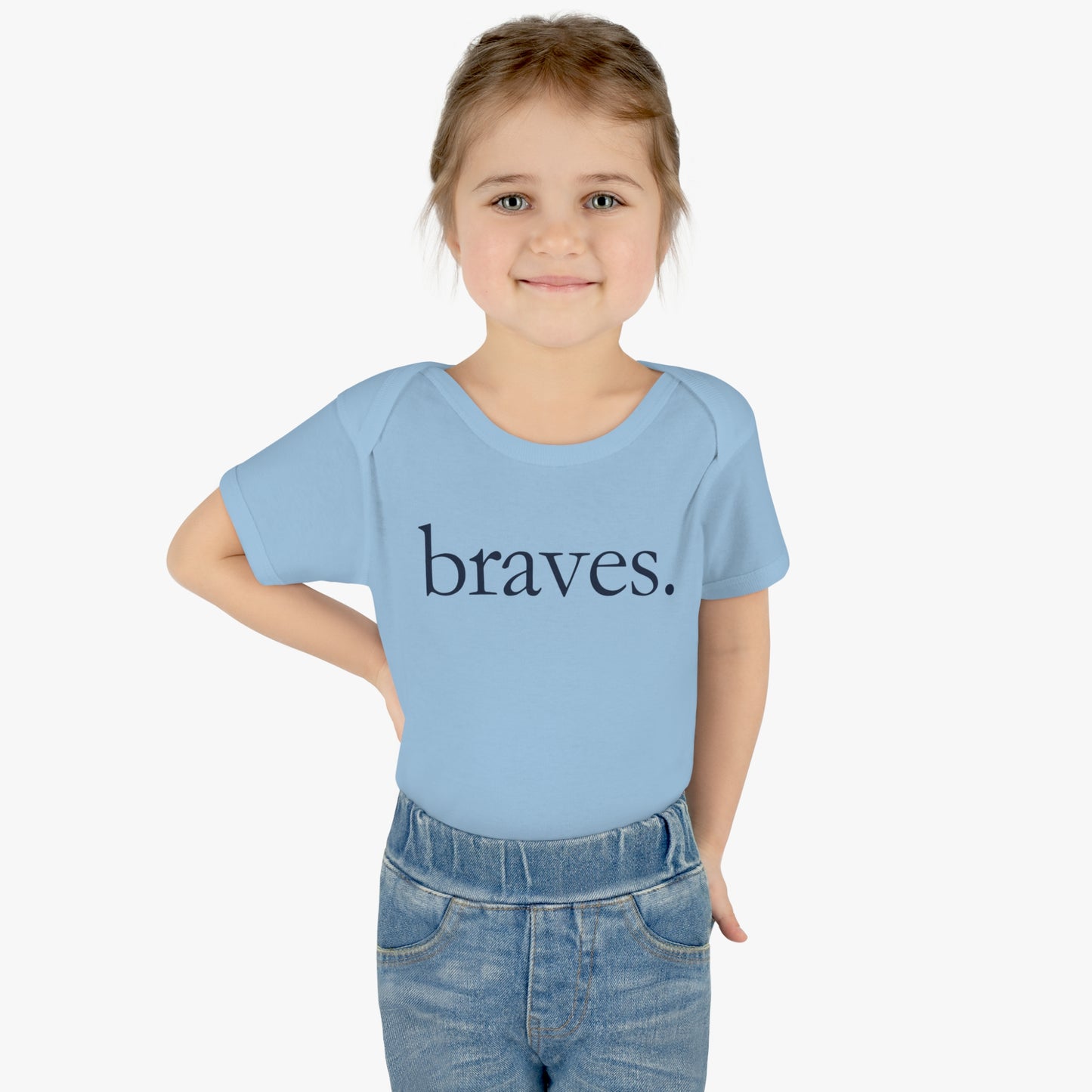 ATL Baseball "Minimalist / Period" Baby Bodysuit