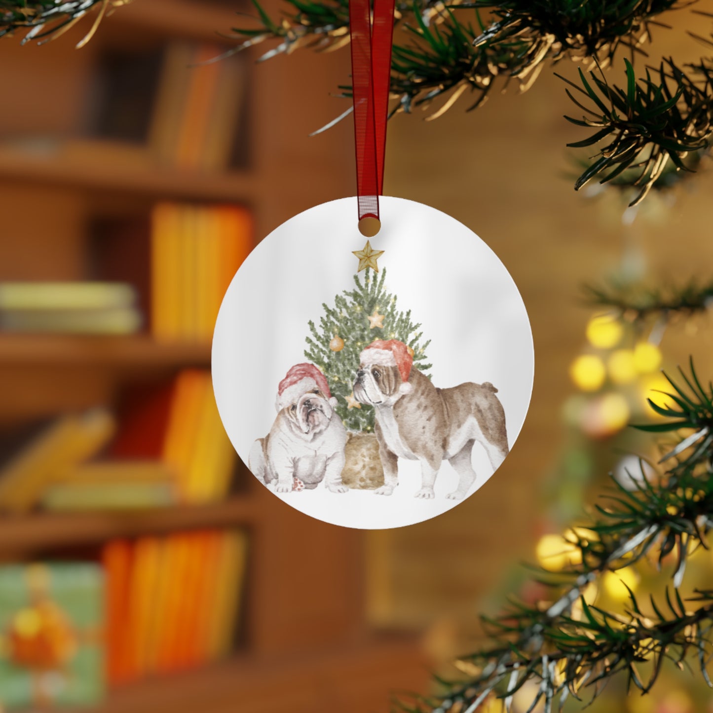 GA Holiday "Lovely Weather for a Bowl Game Together" Holiday Ornament