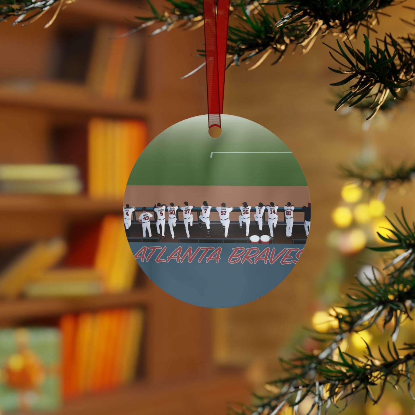 ATL Baseball Holiday "Home Run for the Holidays" Ornament
