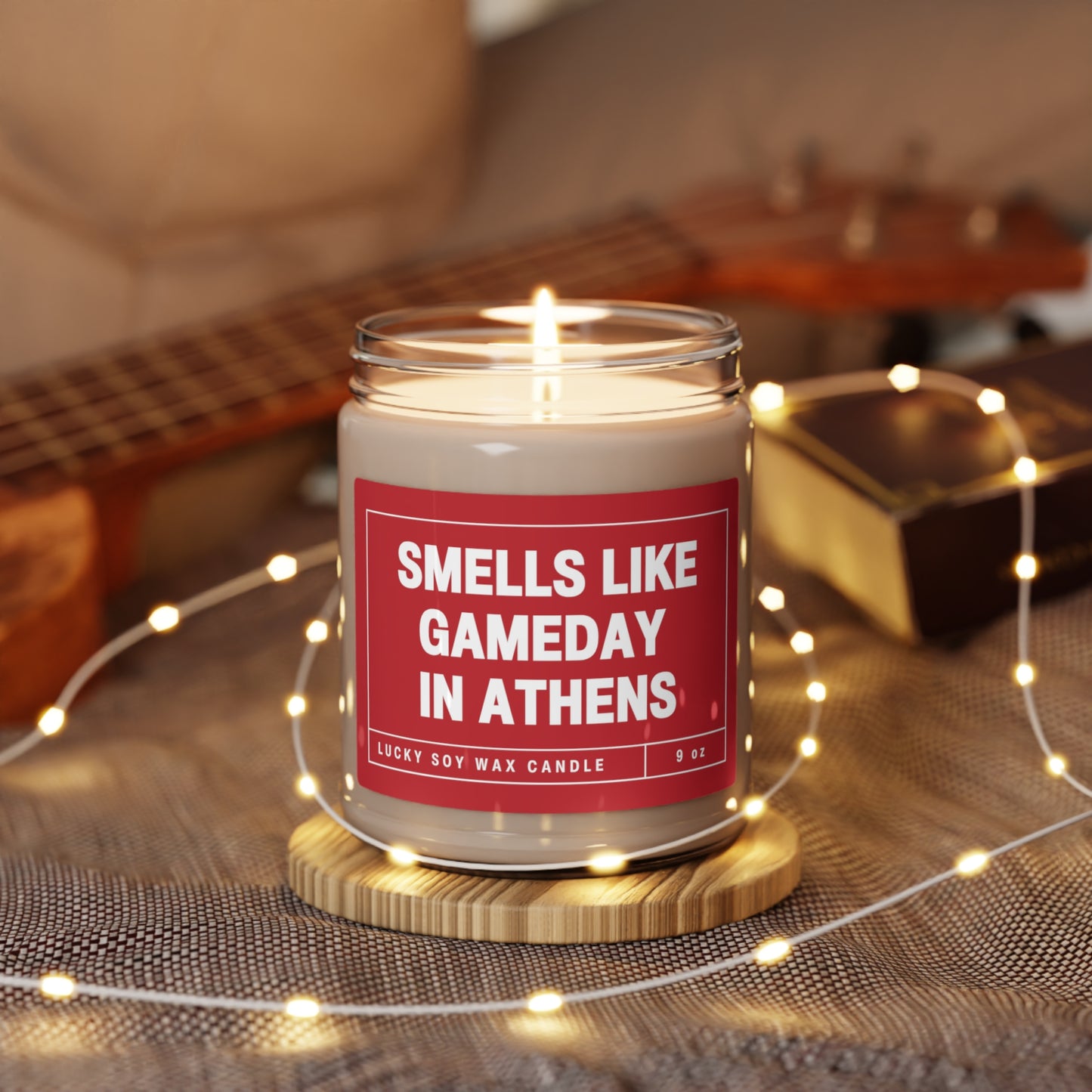 GA "Smells like Gameday in Athens" Lucky Candle