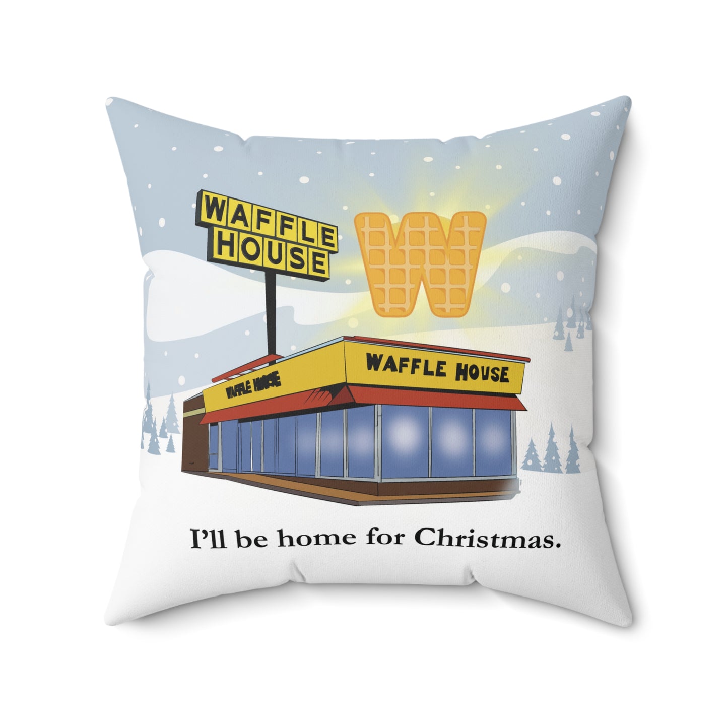 ATL Holiday "I'll Be Home for Christmas" Throw Pillow