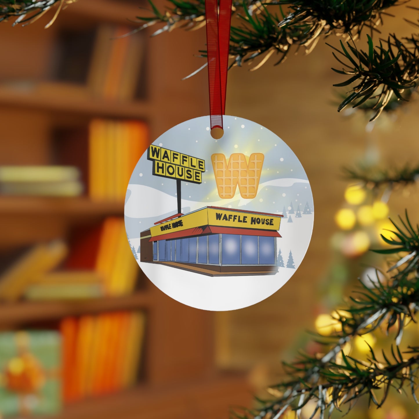 ATL Holiday "I'll be Waffle Home for Christmas" Ornament
