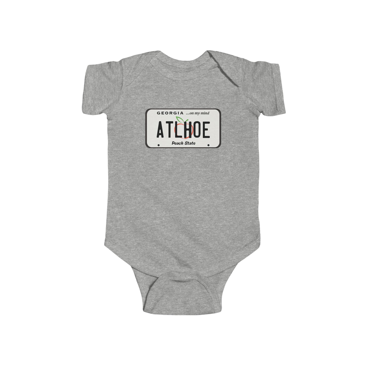 ATL H0E "License Plate" Baby Bodysuit