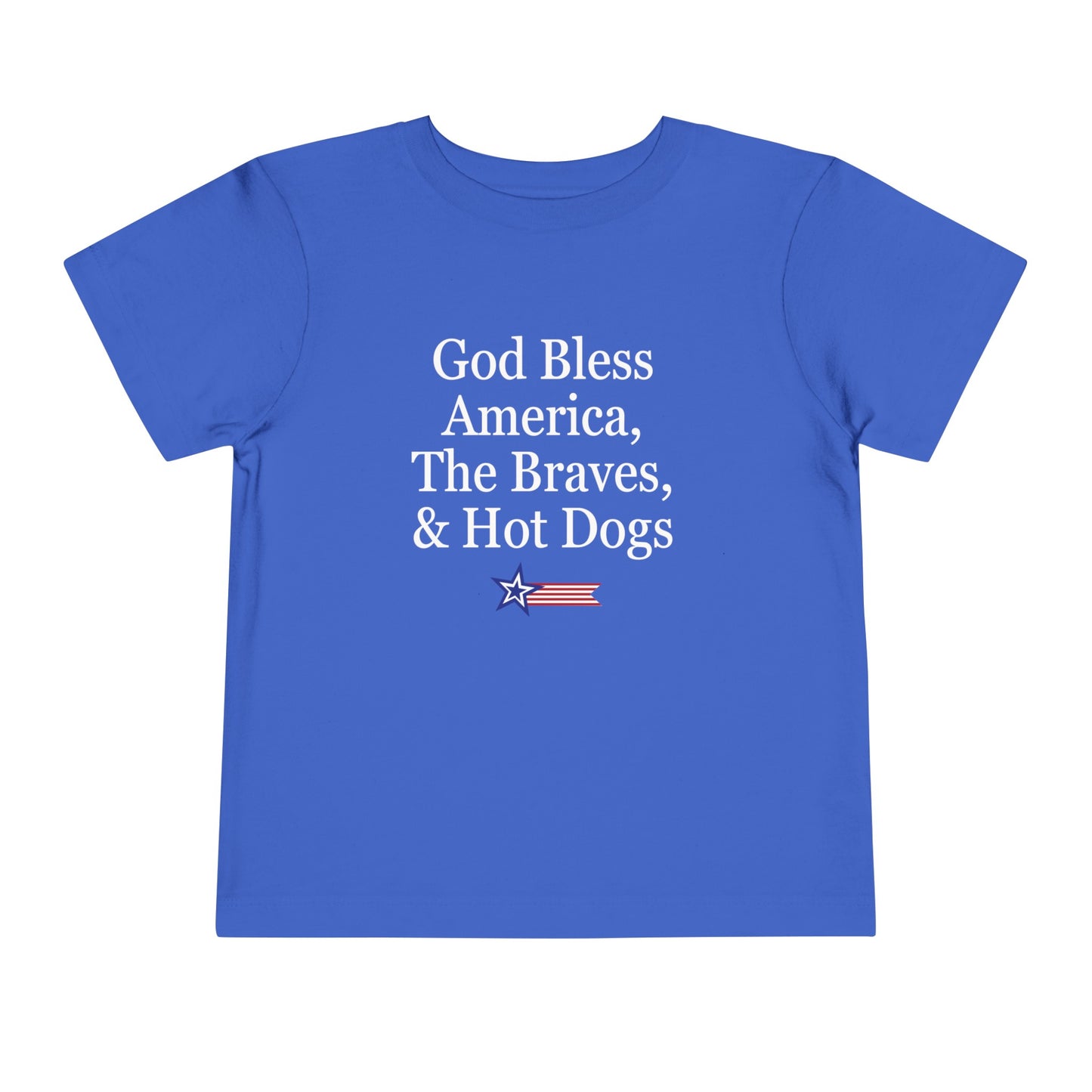 ATL Baseball "God Bless" Toddler Tee
