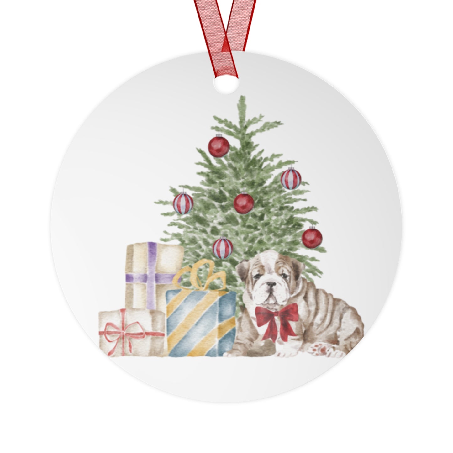 GA Holiday "Merry Christmas" Ornament