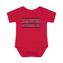 Load image into Gallery viewer, Georgia Dawgs Baby Onesie
