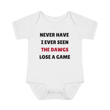 Load image into Gallery viewer, Georgia &quot;Never Have I Ever&quot; Baby Onesie
