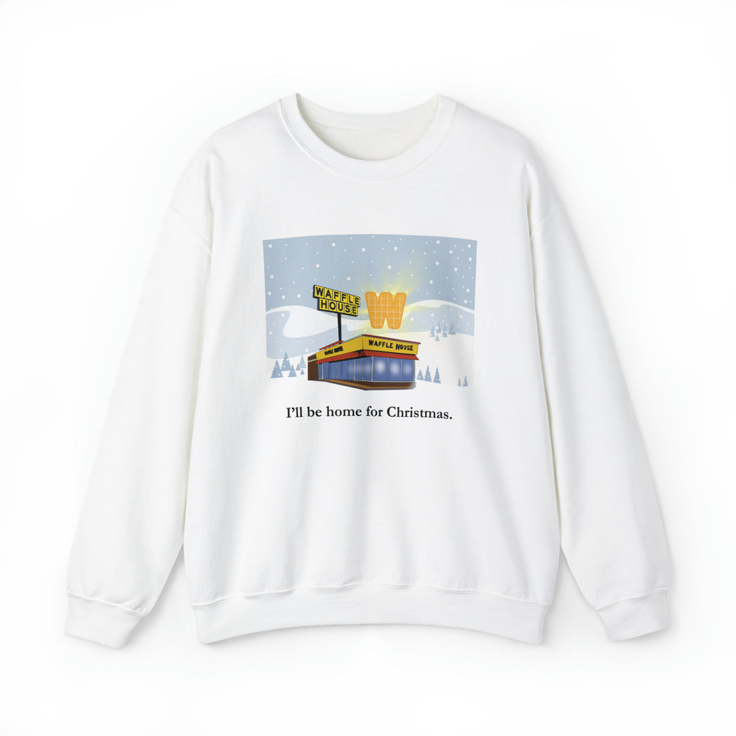 Waffle House 'I'll be Home for Christmas' Sweatshirt