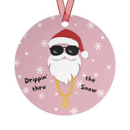 ATL Rappers 'Drippin thru the Snow' Holiday Ornament