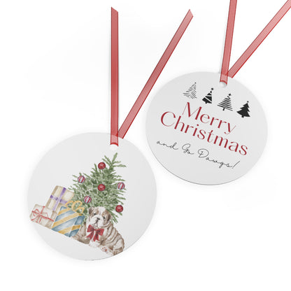 GA Holiday "Merry Christmas" Ornament