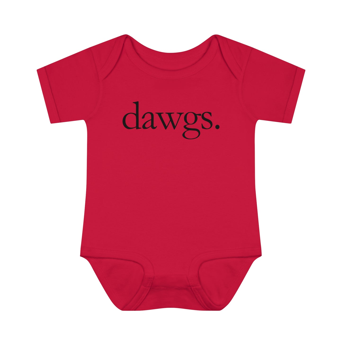 Georgia Dawgs Baby Onesie