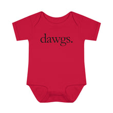 Load image into Gallery viewer, Georgia Dawgs Baby Onesie
