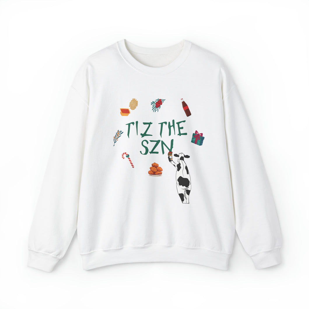 CFA Cow 'Tiz the Szn' Holiday Sweatshirt
