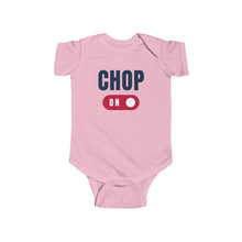 Load image into Gallery viewer, Atlanta Braves &quot;Chop On&quot; Baby Onesie
