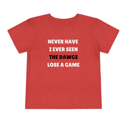 Georgia "Never Have I Ever" Toddler Tee