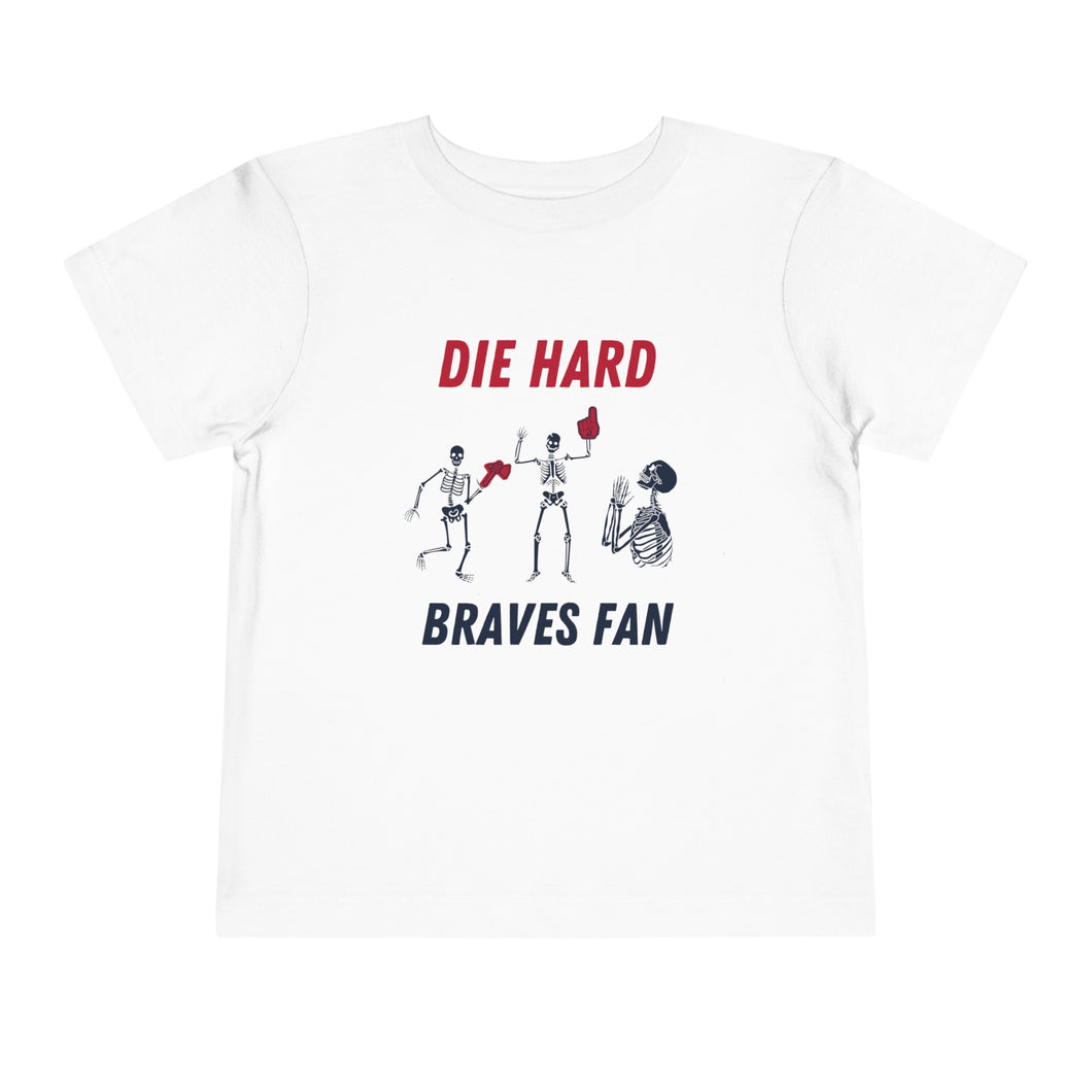 Die Hard Braves Fan Toddler Tee