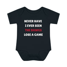 Load image into Gallery viewer, Georgia &quot;Never Have I Ever&quot; Baby Onesie
